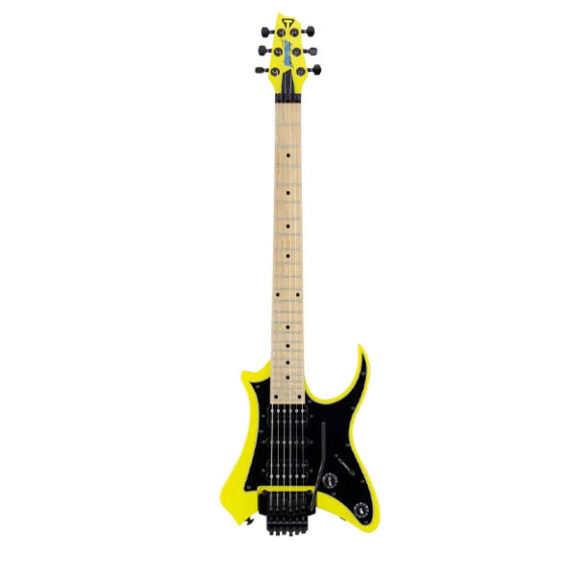 גיטרה חשמלית ניידת Traveler Guitar Vaibrant Standard V88S Electric Yellow