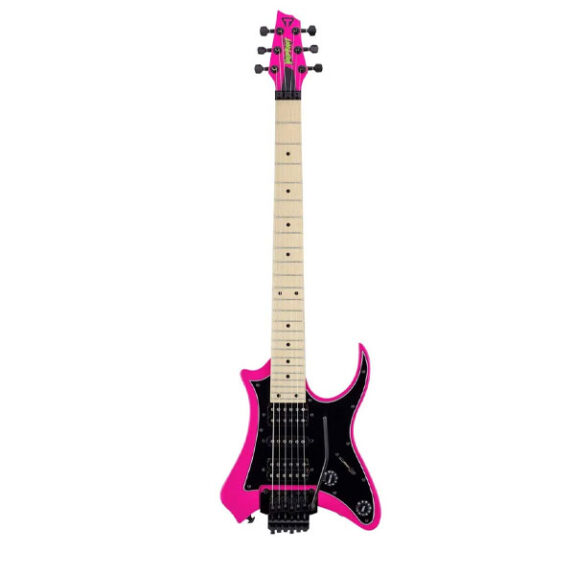 גיטרה חשמלית ניידת Traveler Guitar Vaibrant Standard V88S Hot Pink