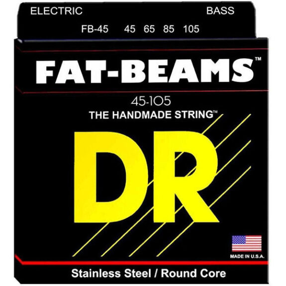 מיתרים לגיטרה בס 45-105 DR FB-45 FAT BEAMS Bass Guitar Strings