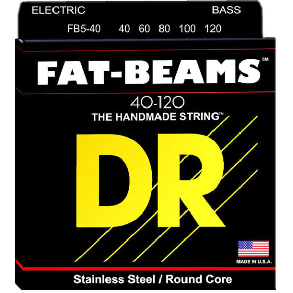 מיתרים לבס 40-120 DR FB5-40 FAT BEAMS Bass Strings