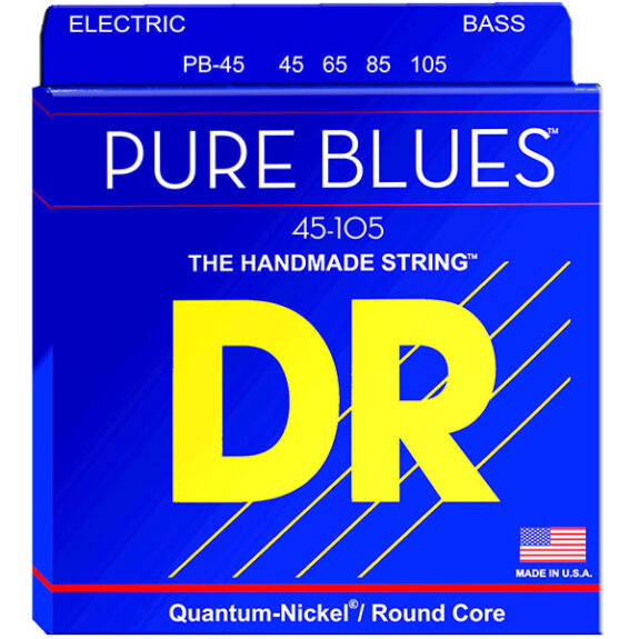מיתרים לבס 45-105 DR PB-45 PURE BLUES Bass Strings
