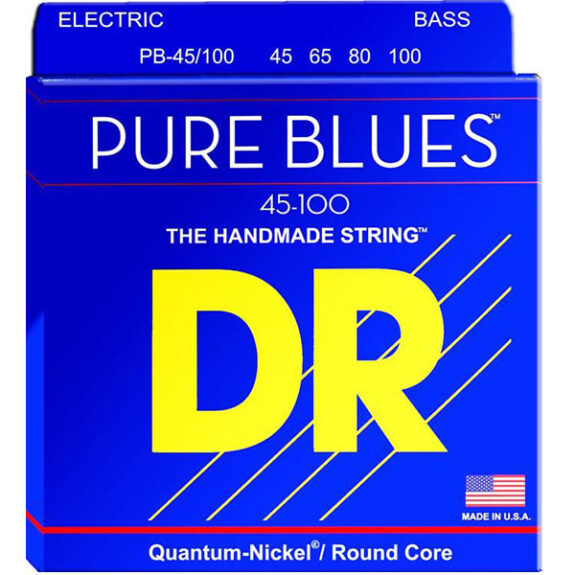 מיתרים לבס 45-100 DR PB-45/100 PURE BLUES Bass Strings