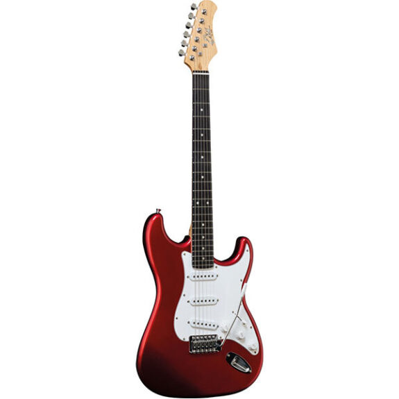 גיטרה חשמלית אדומה EKO S300 Chrome Red