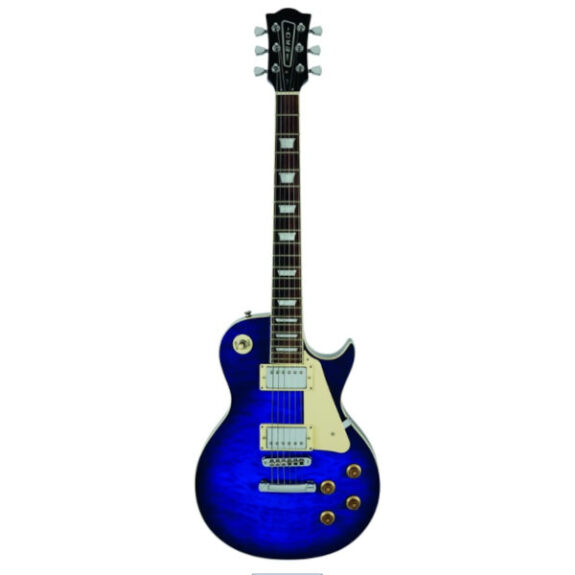 גיטרה חשמלית EKO VL480 See Thru Blue Quilted