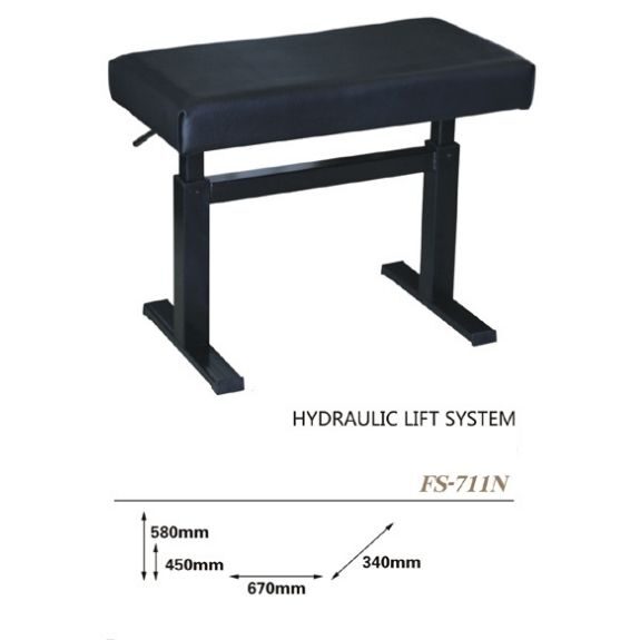ספסל הידראולי מתכת לפסנתר Linden 711
